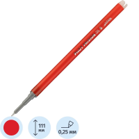 Стержень для гелевой ручки Pilot BLS-FRP-5 красный, 0.25мм, 111мм