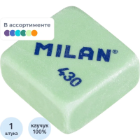 Ластик каучуковый Milan 430, цв. в ассорт