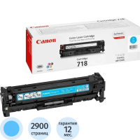 Картридж лазерный Canon 718C, голубой, (2661B002)