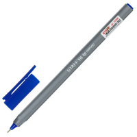 Шариковая ручка Staff Everyday OBP-290 синяя, 0.7мм, серый корпус, одноразовая