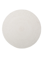 Салфетка сервировочная Domenik White Weave плетеная белая