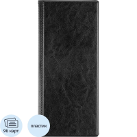 Визитница Attache 2350И на 96 визиток, черная