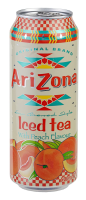 Холодный чай Arizona черный персик, 500мл