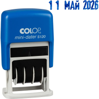 Датер автоматический Colop Printer 3.8мм, русские буквы, S120