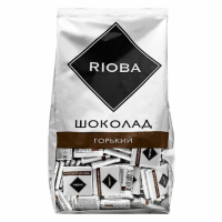 Шоколад порционный Rioba Горький 72%, 800г, пакет