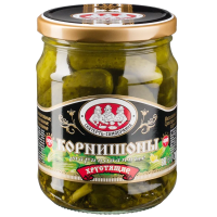 Корнишоны Скатерть-Самобранка маринованные, 500мл