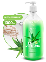 Крем-мыло с дозатором Grass Milana Алоэ Вера 1л, 126601
