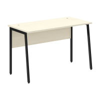 Стол прямой СП-2.1P Клен*/Черный 1200х608х755 IMAGO PLUS