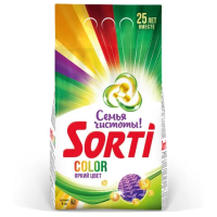 Стиральный порошок-автомат 6 кг, SORTI 'Color' яркий цвет, 8575-3АХ