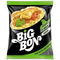 Лапша быстрого приготовления Big Bon Курица + соус Сальса, 75г