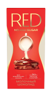 Шоколад Red Delight молочный без сахара, 70г