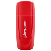 Память Smart Buy 'Scout'  8GB, USB 2.0 Flash Drive, красный