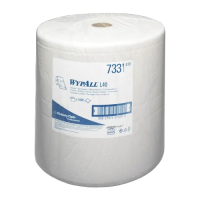 Протирочные салфетки Kimberly-Clark WypAll L30 для сильных загрязнений,, 1000 листов, 38x37см, белые, 7331