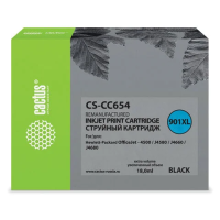 Картридж струйный Cactus CS-CC654 черный