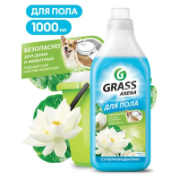 Средство для мытья пола Grass Arena 1л, водная лилия, с полирующим эффектом, 125184