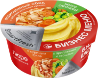 Картофельное пюре быстрого приготовления Бизнесменю куриное филе с приправами и овощами, 110г