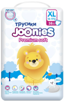 Подгузники-трусики Joonies Premium Soft размер XL 12-17кг, 38шт