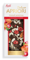 Шоколад Априори Deluxe темный с миндалем и клюквой, 85г