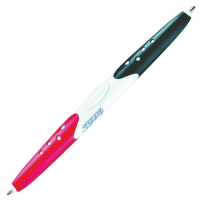 Шариковая ручка автоматическая Maped Twin Tip 2 2 цвета, 1мм, белыый-красный корпус