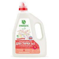 Гель для стирки Synergetic 3 в 1, 2.28л орхидея