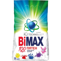 Стиральный порошок Bimax Compact антисептик 6кг, 100 пятен, автомат