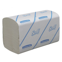 Бумажные полотенца Kimberly-Clark Scott Perfomance H2, 1 слой, Z-сложение, 212лист, белые, 6663