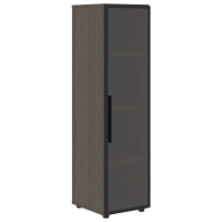 Шкаф со стеклянной дверью VMCS 40.2(R) Дуб Сильвер 400х430х1517 VELION
