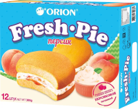 Пирожное Orion Fresh Pie Персик бисквитное (25г x 12шт), 300г
