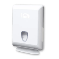 Диспенсер для туалетной бумаги листовой Lime Prestige белый, Z укладка, А 83601