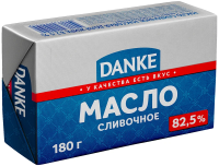 Масло сливочное Danke 82.5%, 180г
