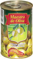 Оливки Maestro de oliva с креветками, 300г