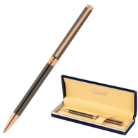 Ручка подарочная шариковая GALANT 'ASTRON BRONZE', корпус металлический, детали розовое золото, узел 0,7 мм, синяя, 143524