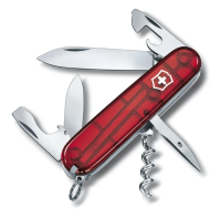Нож офицерский Victorinox SPARTAN 91мм, прозр. красный