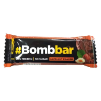 Батончик протеиновый Bombbar Фундук-пралине без сахара, 40г