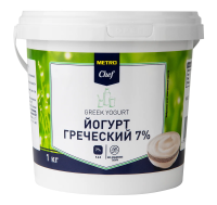 Йогурт Metro Chef греческий, 7%, 1кг