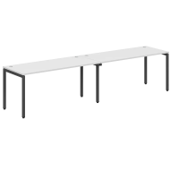 Стол на 2 рабочих места Skyland Xten-S XWST 3270, двухместный, белый/антрацит, 1600х700х750мм