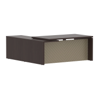 Стол руководителя TLCT 1820(R) Венге Магия Z/Капучино 1800х2000х750 TORR LUX
