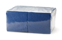 Салфетки бумажные Big Pack 24х24см, 400шт, 1 слой, синие