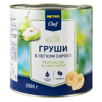 METRO Chef Груши половинки в сиропе, 2.5кг