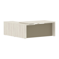 Стол руководителя TLCT 1820(R) Сосна Эдмонт Z/Капучино 1800х2000х750 TORR LUX