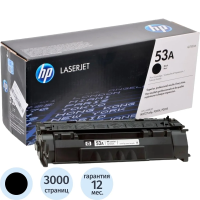 Картридж лазерный Hp 53A Q7553A, черный