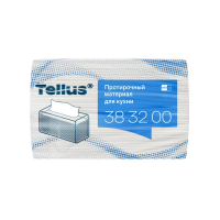 Протирочные салфетки Tellus (tork) Премиум WM4, 75шт, 35х41см, белые, 383200