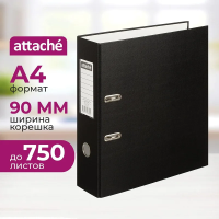Папка регистратор с арочн.мех.AttacheSelection Экономи 90мм,чер,ПБП1,карм.к