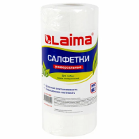 Салфетка рулонная Laima для дома и офиса, 20х22см, вискоза, 70шт/уп, в рулоне
