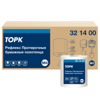 Протирочная бумага Tellus (tork) Reflex Universal M4, 771 лист, 19.8x35см, белая, 321400