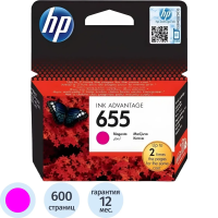 Картридж струйный Hp 655 CZ111AE, пурпурный