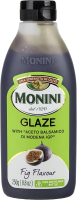 Соус на основе бальзамического уксуса Monini Glaze из Модены со вкусом инжира, 250мл