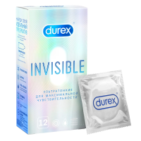 Презервативы Durex Invisible ультратонкие для максимальной чувствительности, 12шт