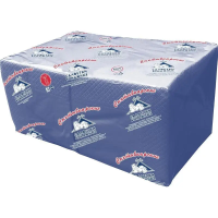 Салфетки бумажные Roshy 24х24см, 250шт, 2 слоя, синие