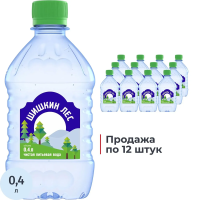 Вода Шишкин лес питьевая негазированная, 400мл